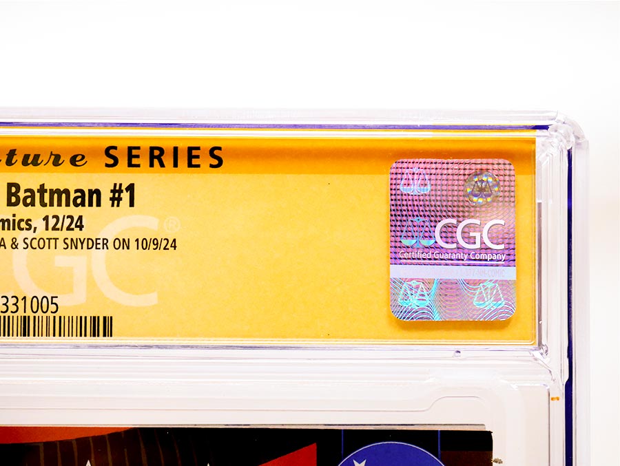 Absolute Batman #1 Cover Z-X Regular Nick Dragotta Cover CGC Signature Series 9.0 Signed By Scott Snyder & Nick Dragotta (DC All In)