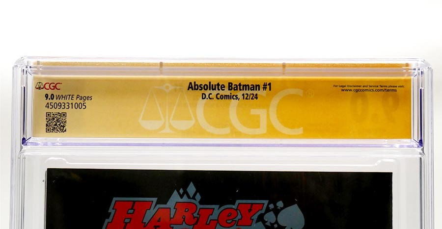 Absolute Batman #1 Cover Z-X Regular Nick Dragotta Cover CGC Signature Series 9.0 Signed By Scott Snyder & Nick Dragotta (DC All In)