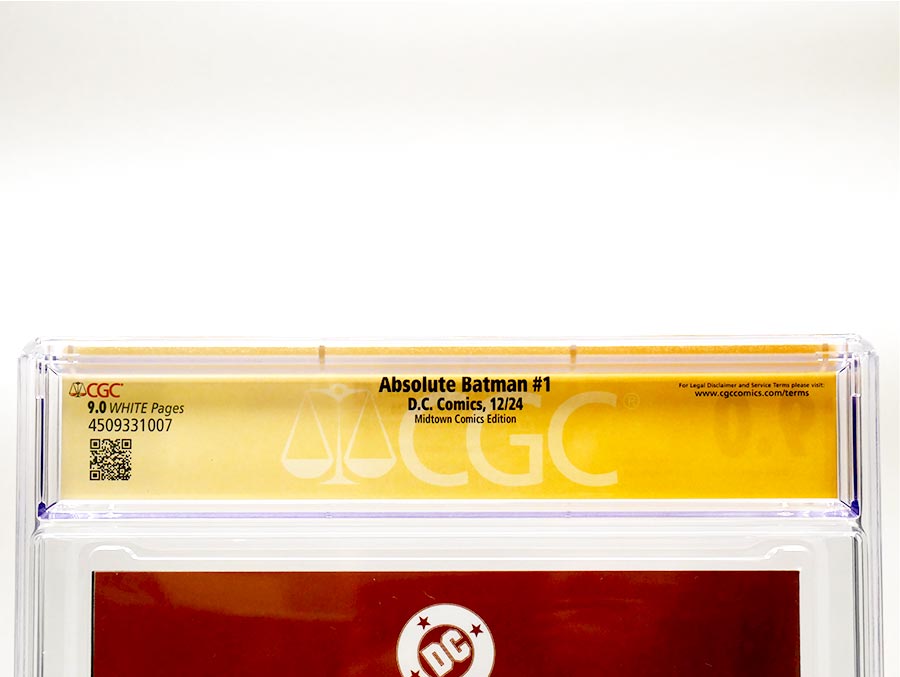 Absolute Batman #1 Cover Z-Y Midtown Exclusive Dan Panosian Connecting Cover CGC Signature Series 9.0 Signed By Scott Snyder & Nick Dragotta