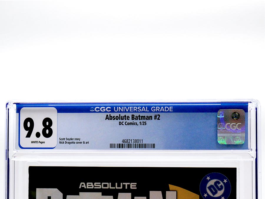 Absolute Batman #2 Cover T Regular Nick Dragotta Cover CGC 9.8 (DC All In)
