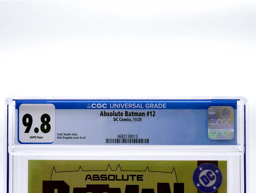 Absolute Batman #12 Cover I Regular Nick Dragotta Cover CGC 9.8 (DC All In)