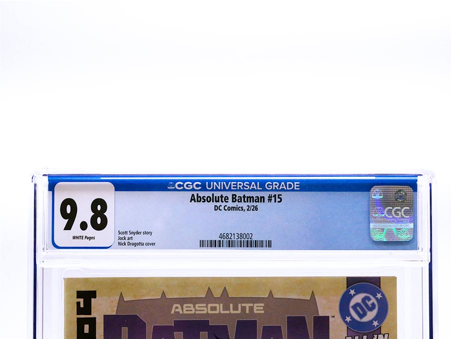 Absolute Batman #15 Cover Q Regular Nick Dragotta Cover CGC 9.8 (DC All In)