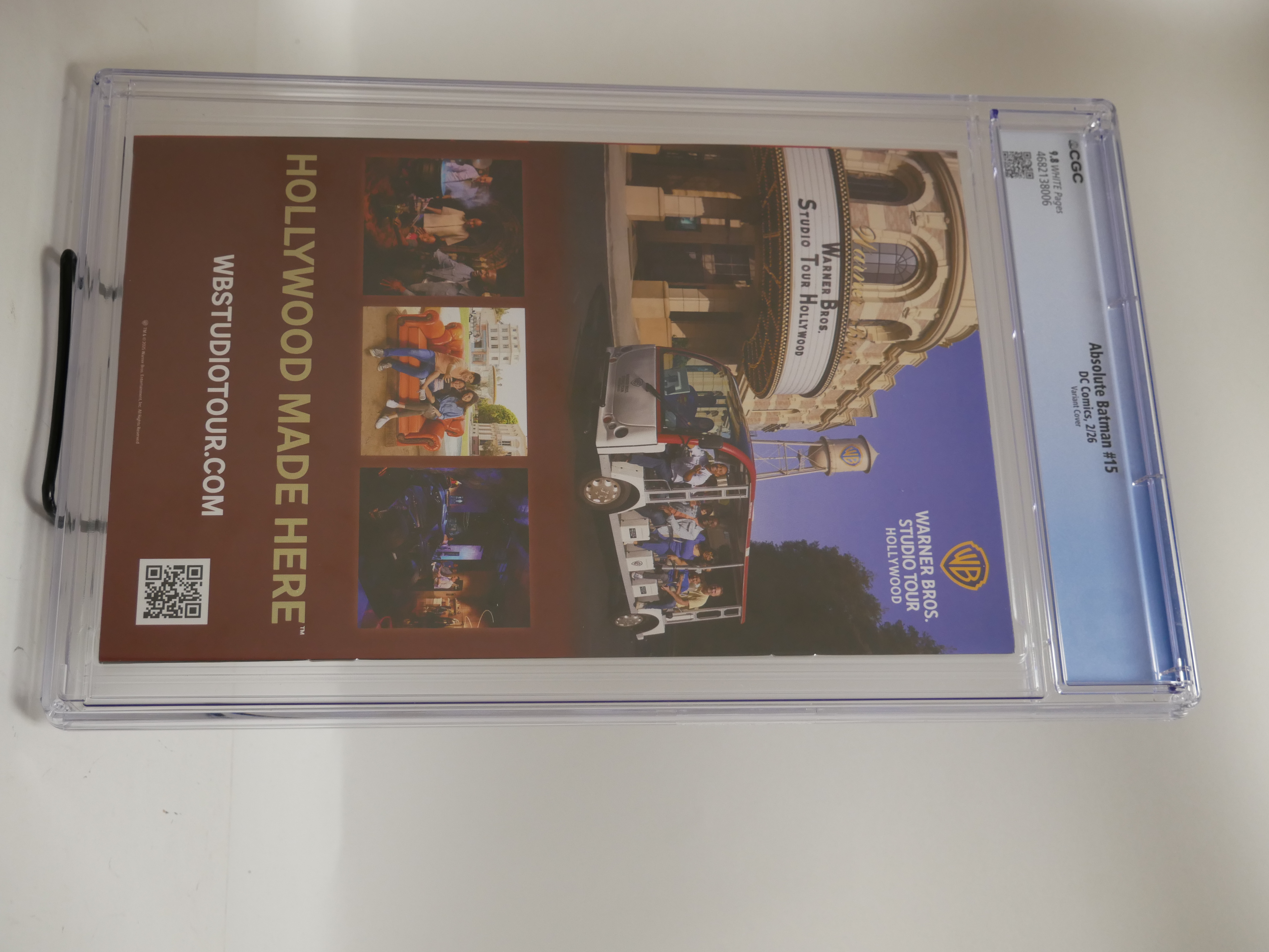 Absolute Batman #15 Cover R Variant Jock Card Stock Cover CGC 9.8 (DC All In)