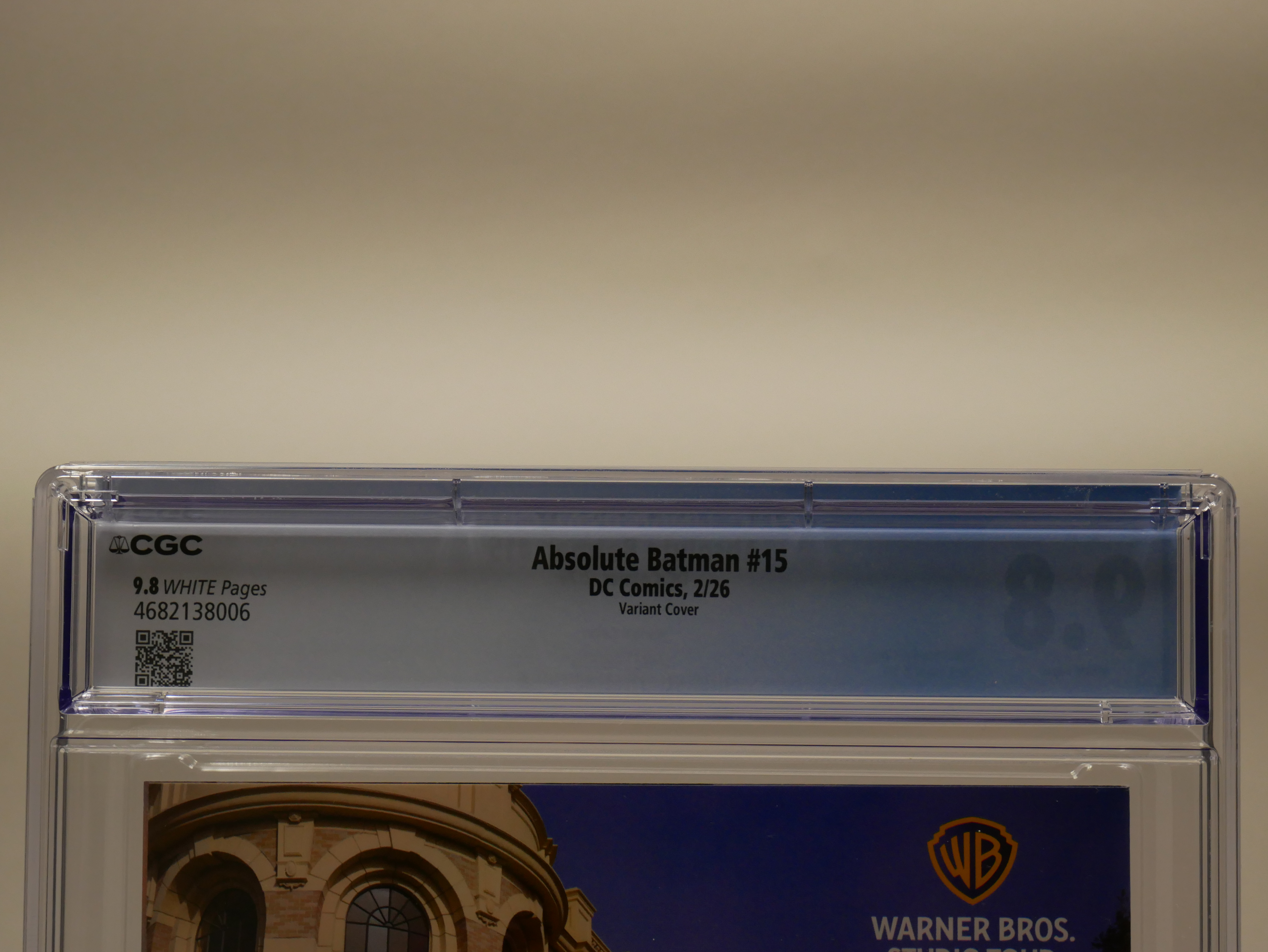 Absolute Batman #15 Cover R Variant Jock Card Stock Cover CGC 9.8 (DC All In)