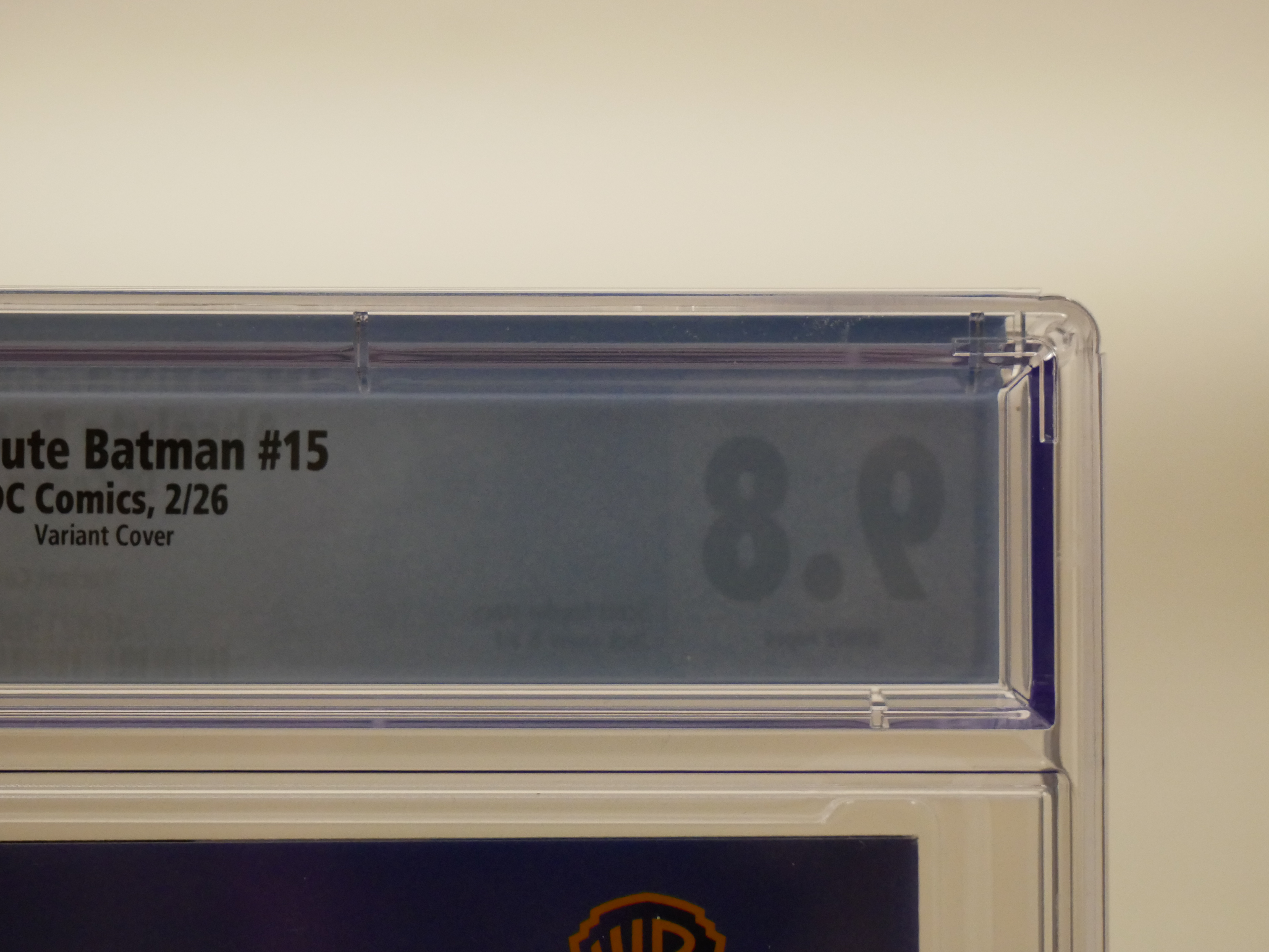 Absolute Batman #15 Cover R Variant Jock Card Stock Cover CGC 9.8 (DC All In)