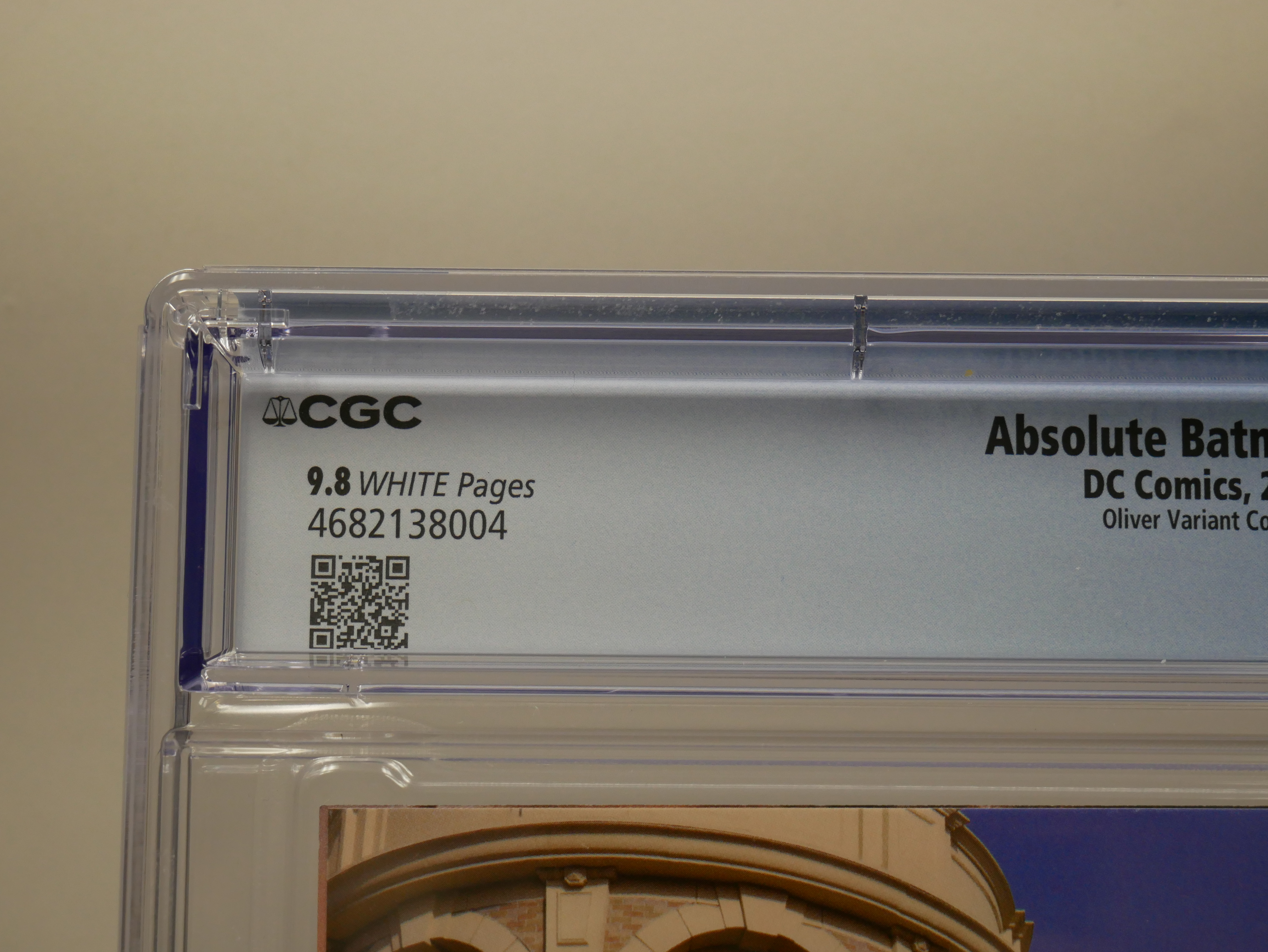 Absolute Batman #15 Cover S Variant Ben Oliver Card Stock Cover CGC 9.8 (DC All In)