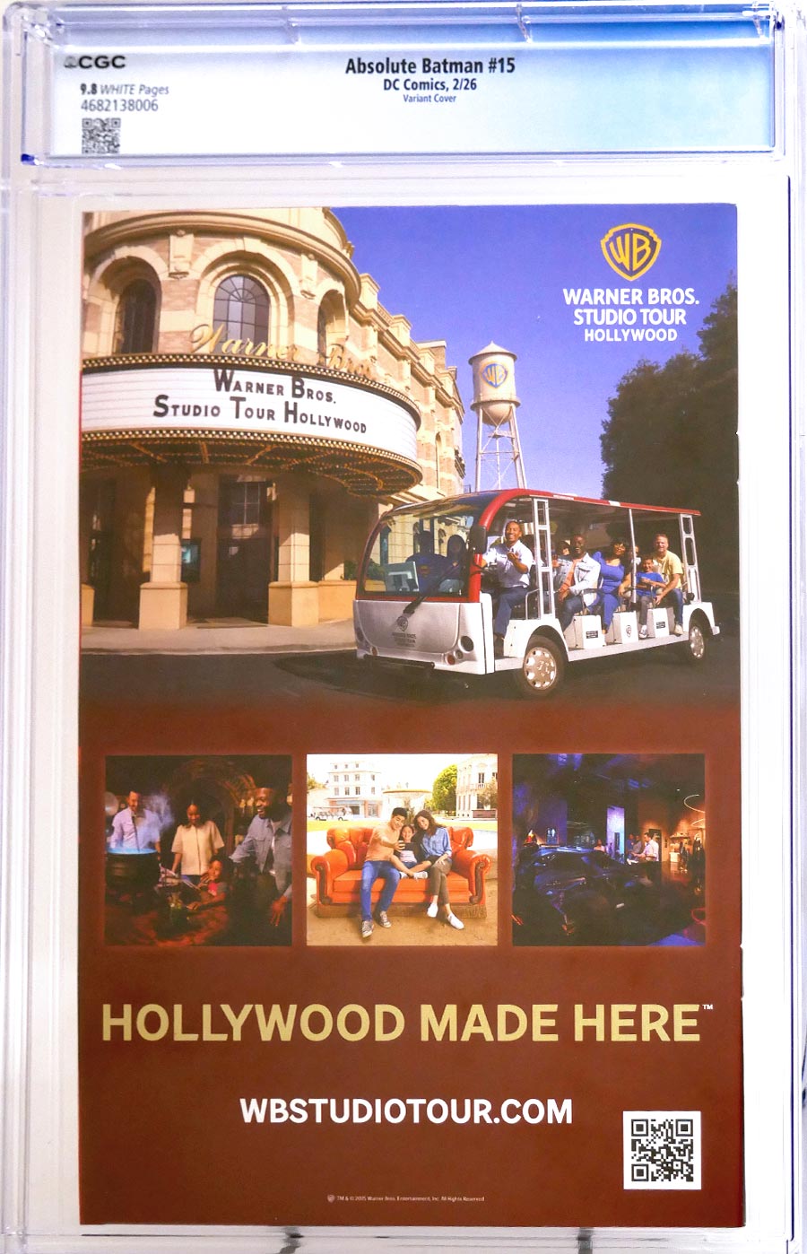 Absolute Batman #15 Cover T Variant Jock & Brian Bolland Card Stock Cover CGC 9.8 (DC All In)