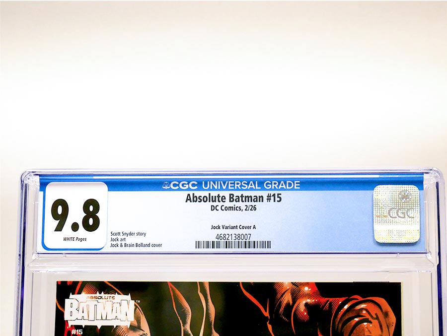 Absolute Batman #15 Cover T Variant Jock & Brian Bolland Card Stock Cover CGC 9.8 (DC All In)