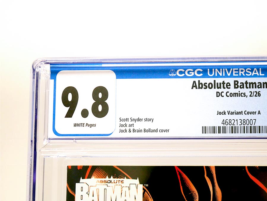 Absolute Batman #15 Cover T Variant Jock & Brian Bolland Card Stock Cover CGC 9.8 (DC All In)