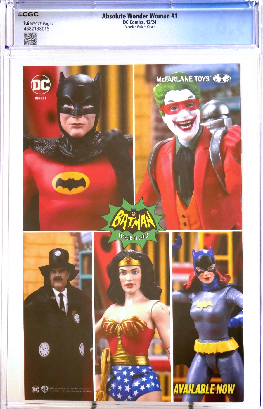 Absolute Wonder Woman #1 Cover Z-D Incentive Dan Panosian Card Stock Variant Cover CGC 9.6 (DC All In)