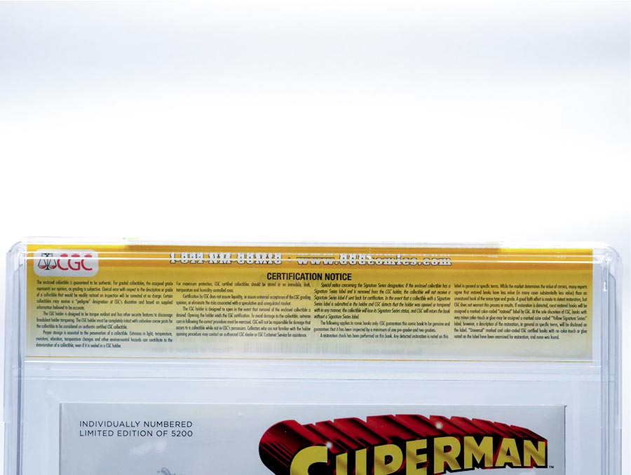 Batman Vol 2 #40 Cover H Variant The Mask WB Movie Poster Cover CGC Signature Series 9.8 Signed By Scott Snyder (Endgame Tie-In)