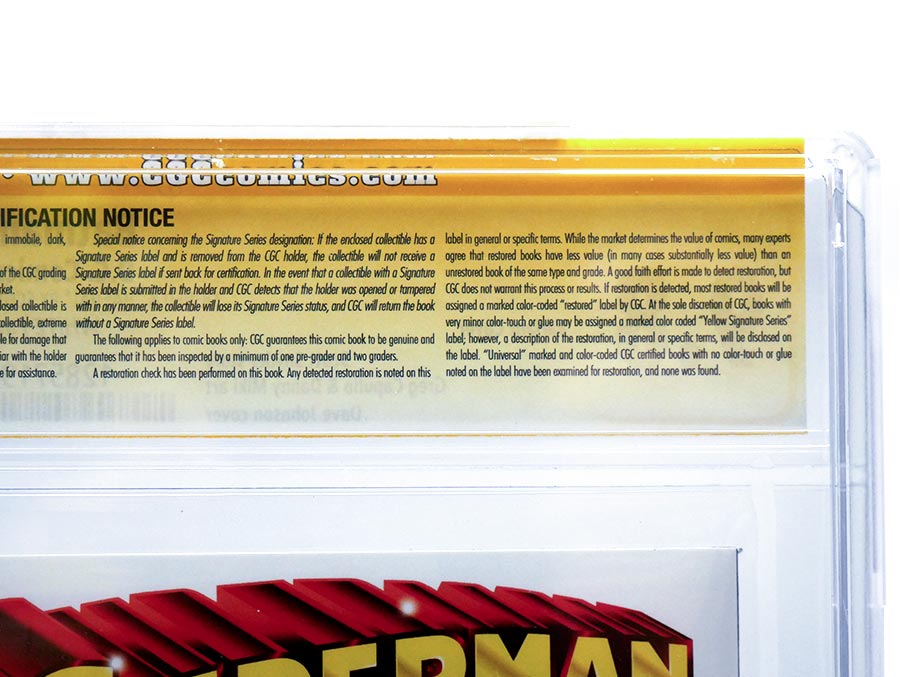 Batman Vol 2 #40 Cover H Variant The Mask WB Movie Poster Cover CGC Signature Series 9.8 Signed By Scott Snyder (Endgame Tie-In)