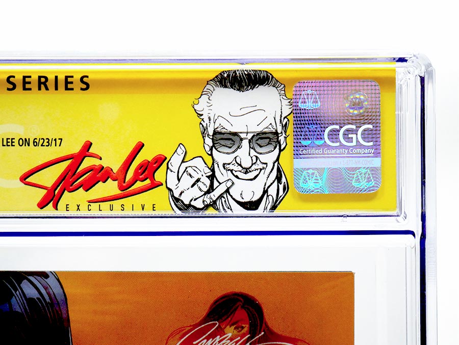 Gamora #1 Cover G Variant J Scott Campbell Cover B CGC Signature Series 9.8 Signed By J Scott Campbell & Stan Lee (Marvel Now Tie-In)