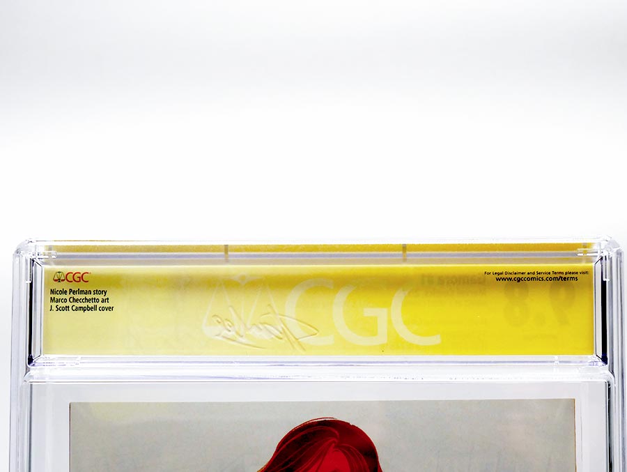 Gamora #1 Cover G Variant J Scott Campbell Cover B CGC Signature Series 9.8 Signed By J Scott Campbell & Stan Lee (Marvel Now Tie-In)