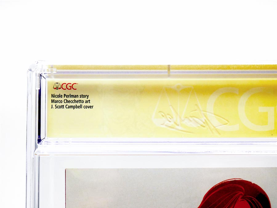 Gamora #1 Cover G Variant J Scott Campbell Cover B CGC Signature Series 9.8 Signed By J Scott Campbell & Stan Lee (Marvel Now Tie-In)