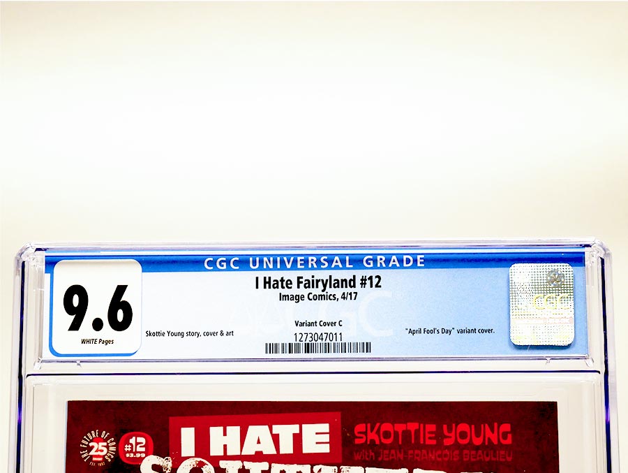 I Hate Fairyland #12 Cover D Variant Skottie Young April Fools Cover CGC 9.6