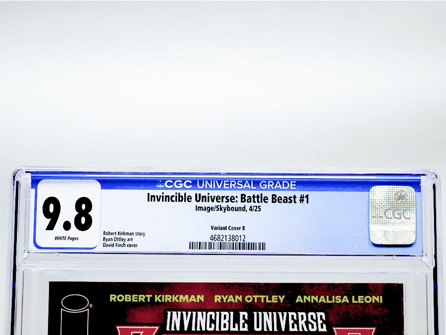 Invincible Universe Battle Beast #1 Cover U Variant Davd Finch Cover CGC 9.8
