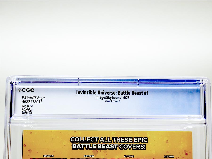 Invincible Universe Battle Beast #1 Cover U Variant Davd Finch Cover CGC 9.8