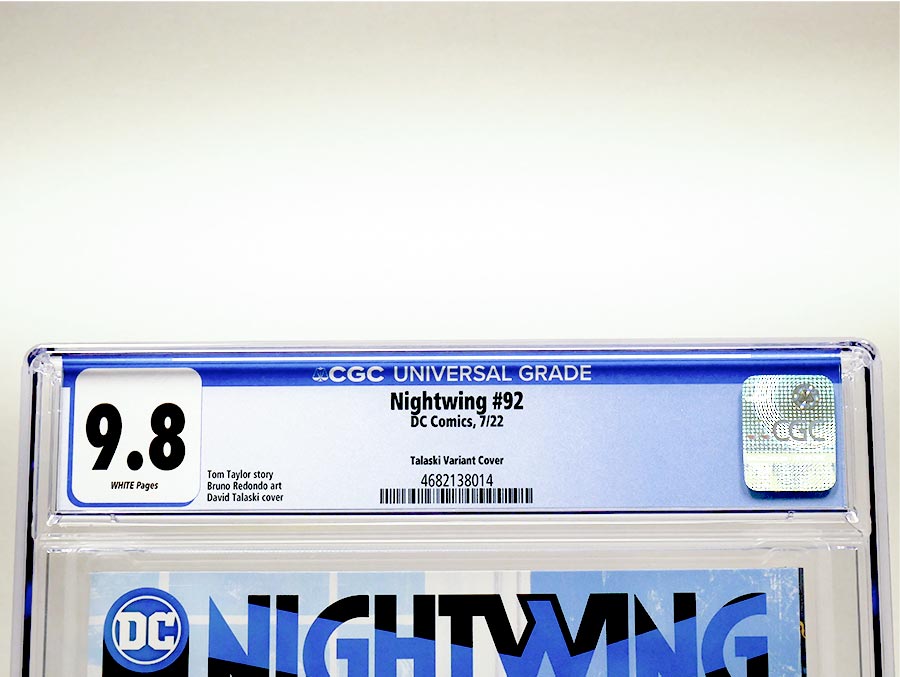 Nightwing Vol 4 #92 Cover F Variant David Talaski Card Stock Cover CGC 9.8