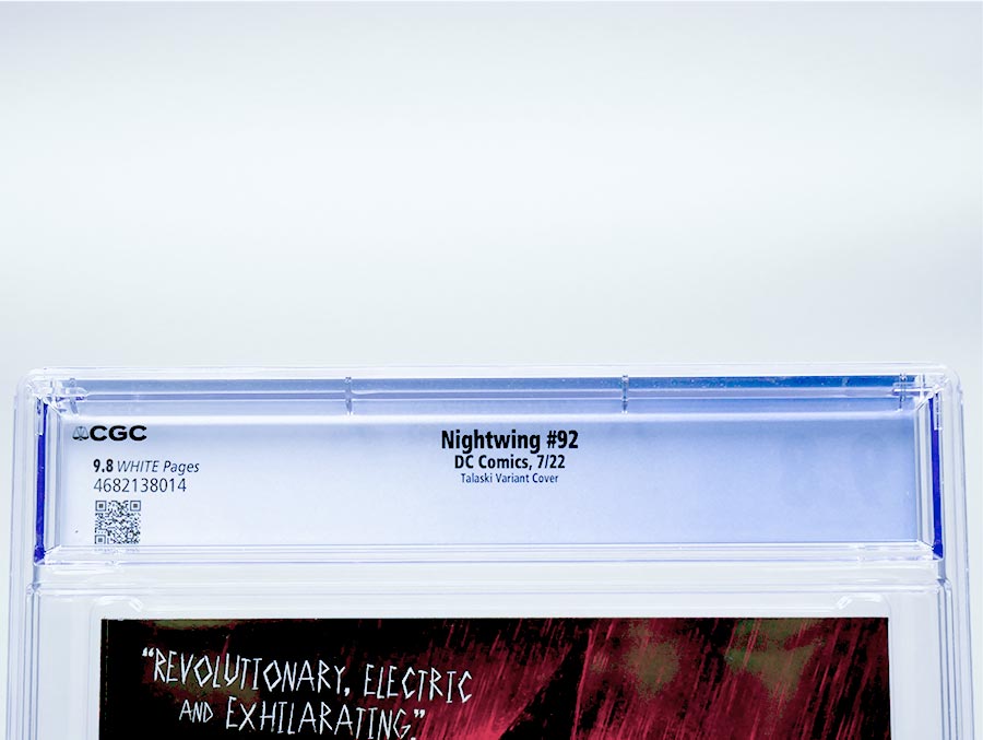 Nightwing Vol 4 #92 Cover F Variant David Talaski Card Stock Cover CGC 9.8