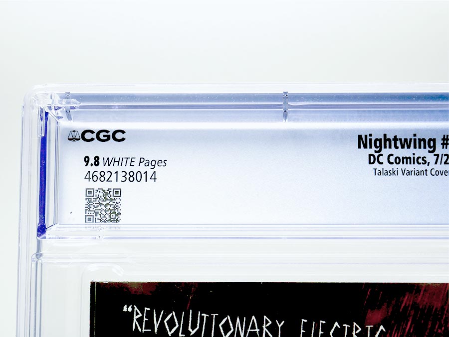 Nightwing Vol 4 #92 Cover F Variant David Talaski Card Stock Cover CGC 9.8