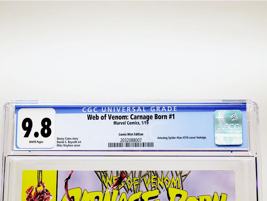 Web Of Venom Carnage Born #1 Cover E Variant Mike Mayhew Cover CGC 9.8