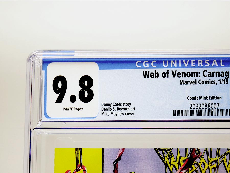 Web Of Venom Carnage Born #1 Cover E Variant Mike Mayhew Cover CGC 9.8