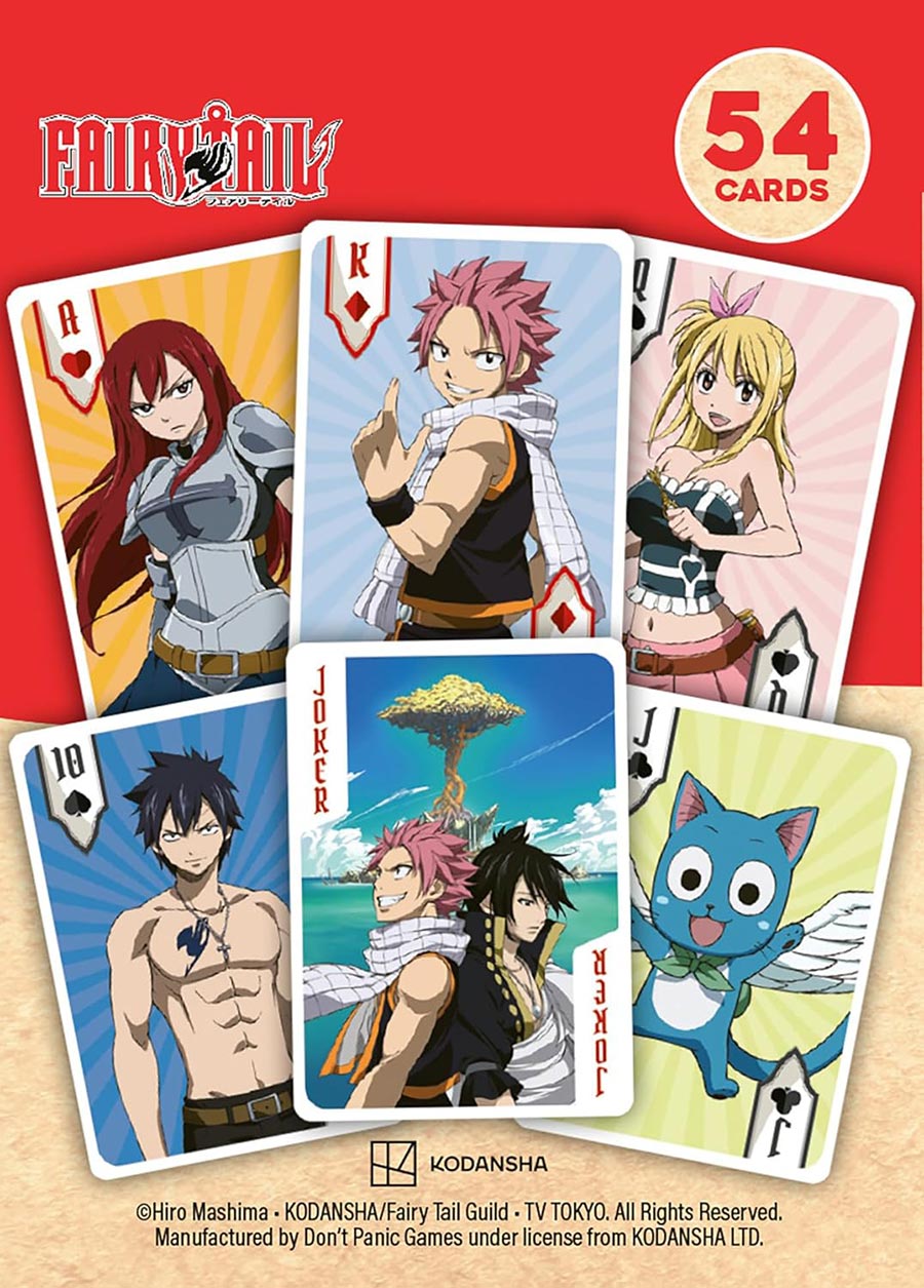 Mangacards Playing Cards - Fairy Tail