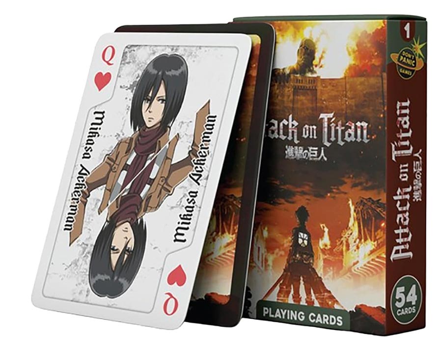 Mangacards Playing Cards - Attack On Titan