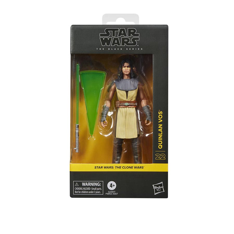Star Wars Black Series The Clone Wars Quinlan Vos 6-Inch Action Figure