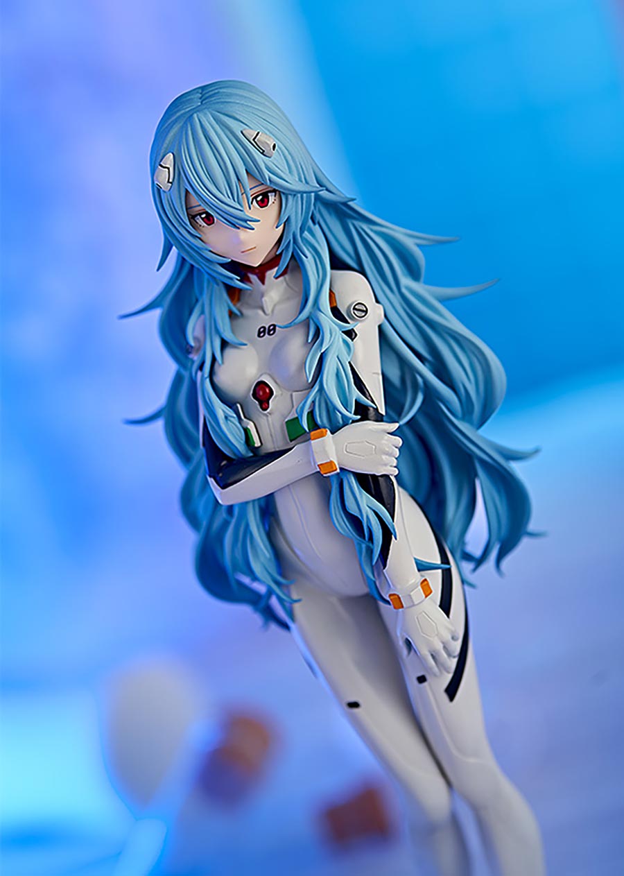 Rebuild Of Evangelion Pop Up Parade Rei Long Hair PVC Figure