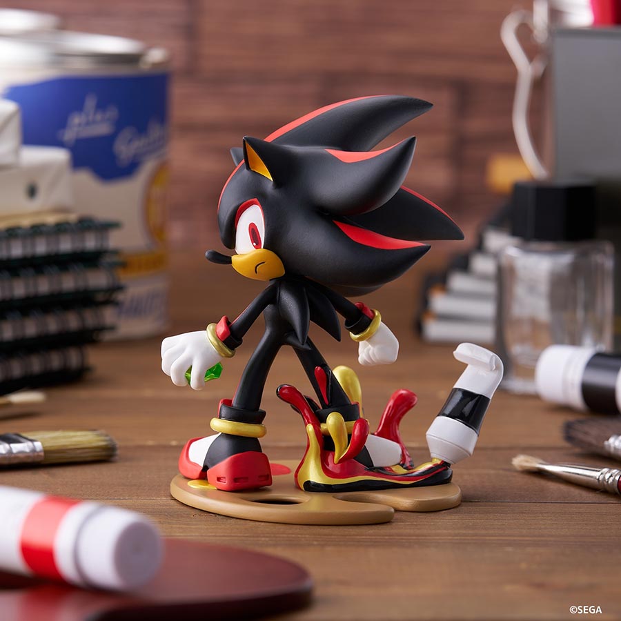 Sonic The Hedgehog Palverse Pale Shadow The Hedgehog PVC Figure