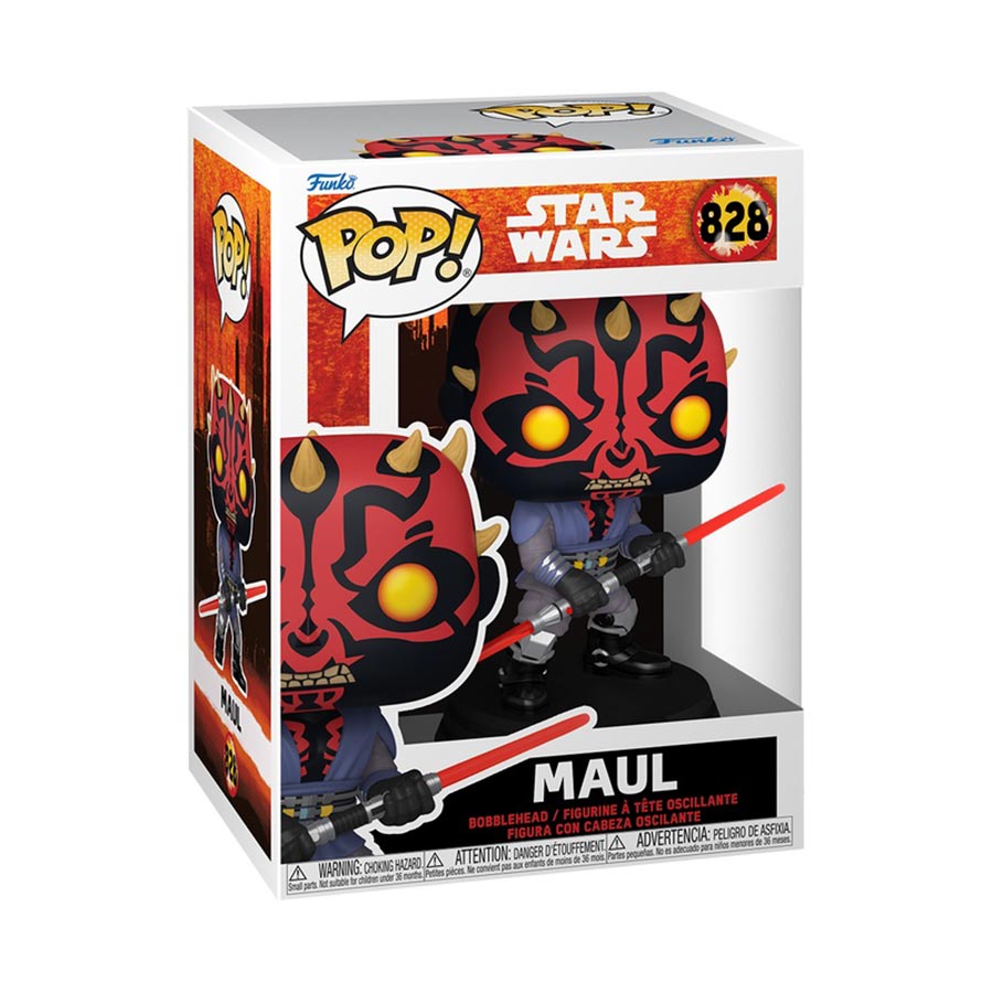 POP Star Wars Darth Maul Shadow Lord Maul Vinyl Bobble Head
