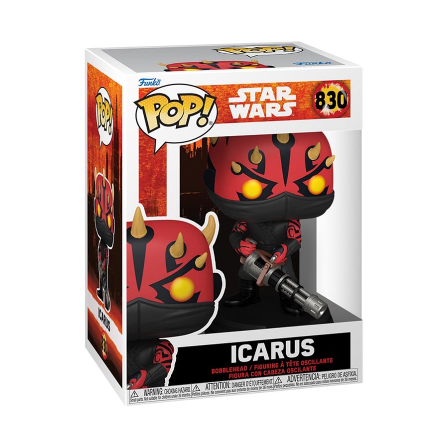 POP Star Wars Darth Maul Shadow Lord Icarus Vinyl Bobble Head