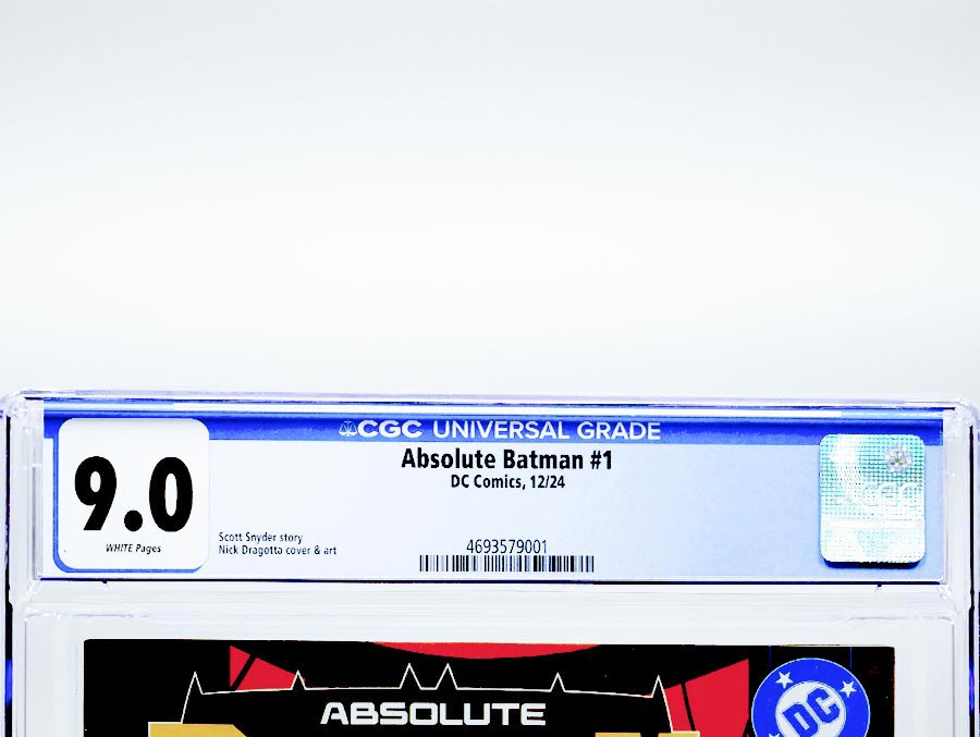 Absolute Batman #1 Cover Z-Z Regular Nick Dragotta Cover CGC 9.0 (DC All In)