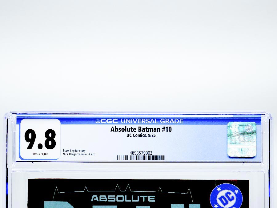 Absolute Batman #10 Cover H Regular Nick Dragotta Cover CGC 9.8 (DC All In)