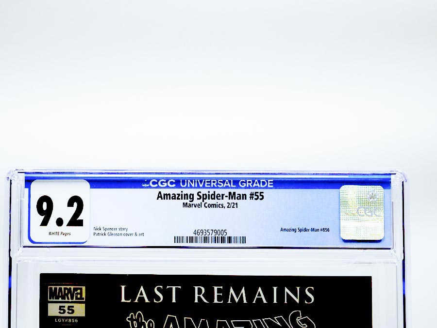 Amazing Spider-Man Vol 5 #55 Cover M Regular Patrick Gleason Webhead White On Black Cover CGC 9.2