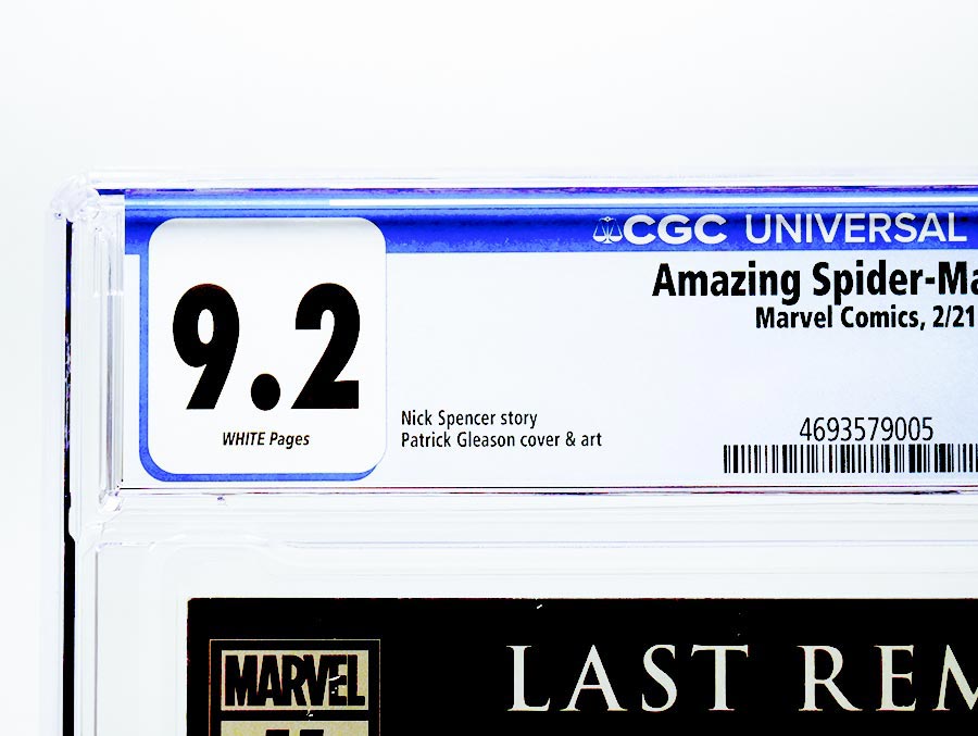Amazing Spider-Man Vol 5 #55 Cover M Regular Patrick Gleason Webhead White On Black Cover CGC 9.2