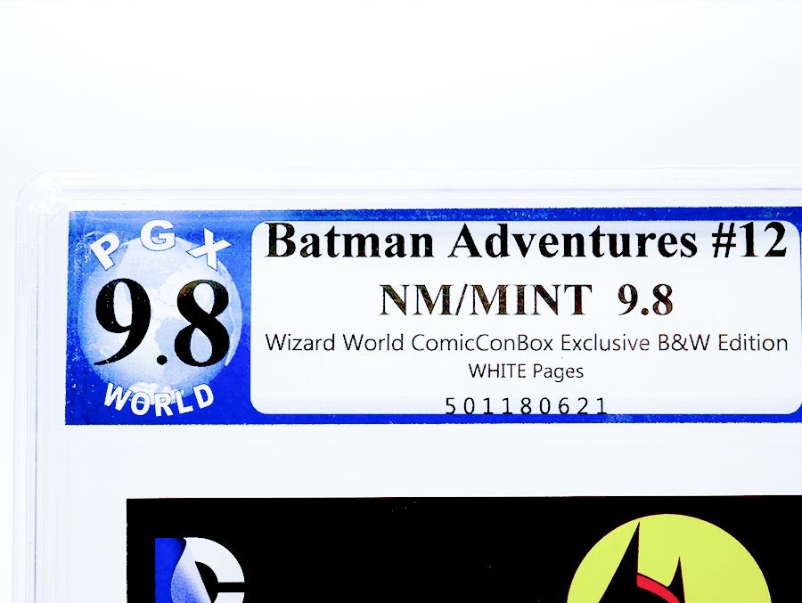 Batman Adventures #12 Cover D Wizard World 2015 B&W Variant PGX 9.8