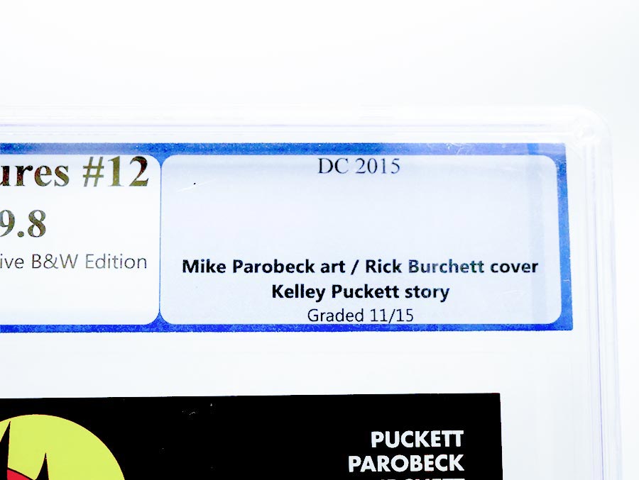 Batman Adventures #12 Cover D Wizard World 2015 B&W Variant PGX 9.8