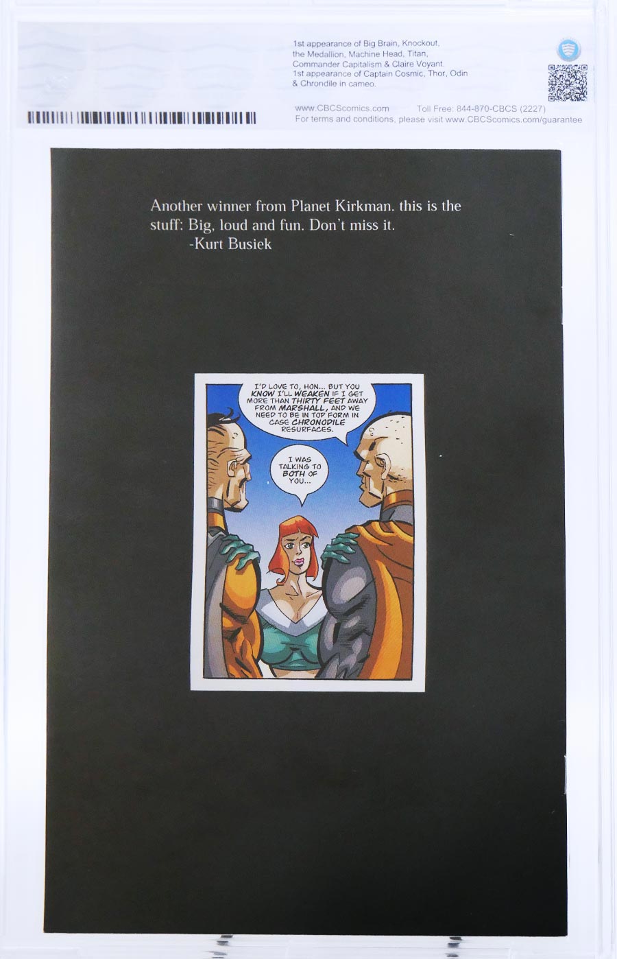 Capes #1 Cover B CBCS 9.4