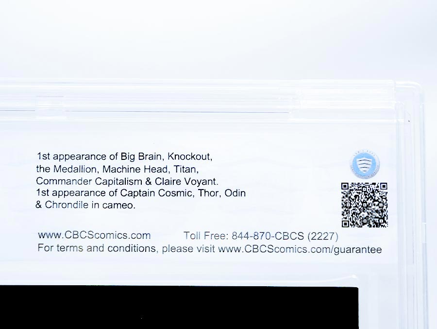 Capes #1 Cover B CBCS 9.4