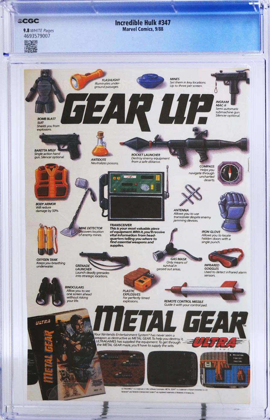 Incredible Hulk #347 Cover C CGC 9.8