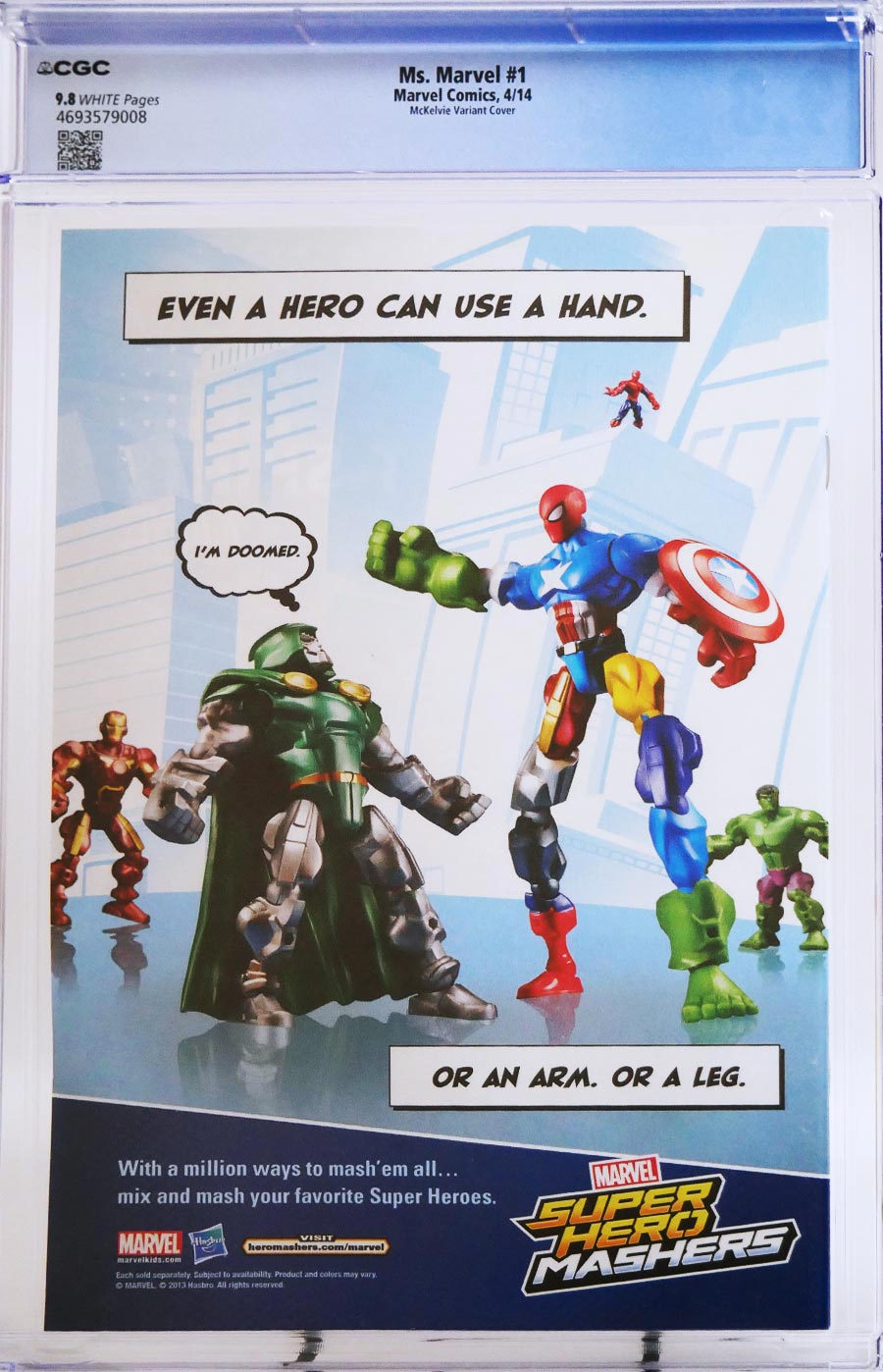 Ms Marvel Vol 3 #1 Cover L Variant Design Cover CGC 9.8