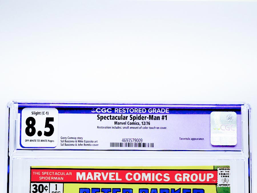 Spectacular Spider-Man #1 Cover F CGC Restored 8.5