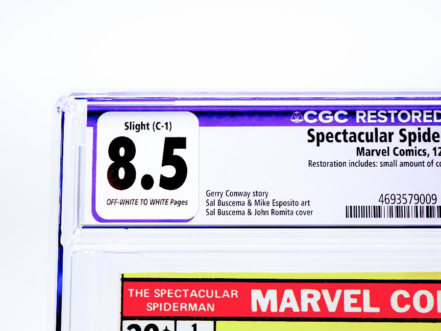 Spectacular Spider-Man #1 Cover F CGC Restored 8.5