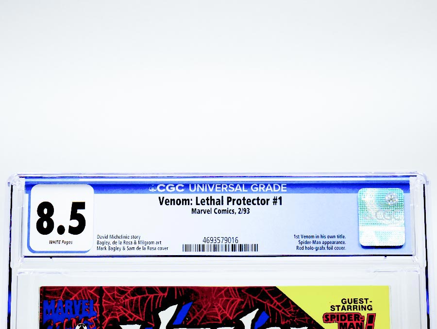 Venom Lethal Protector (1993) #1 Cover J Red Foil Variant Cover CGC 8.5