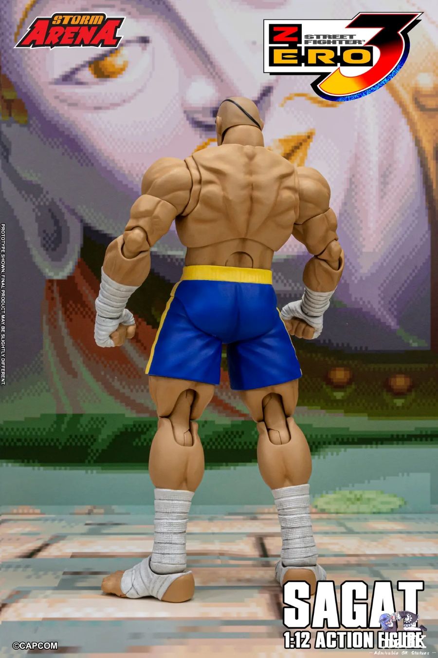 Storm Arena Street Fighter Alpha 3 Sagat 1/12 Scale Action Figure