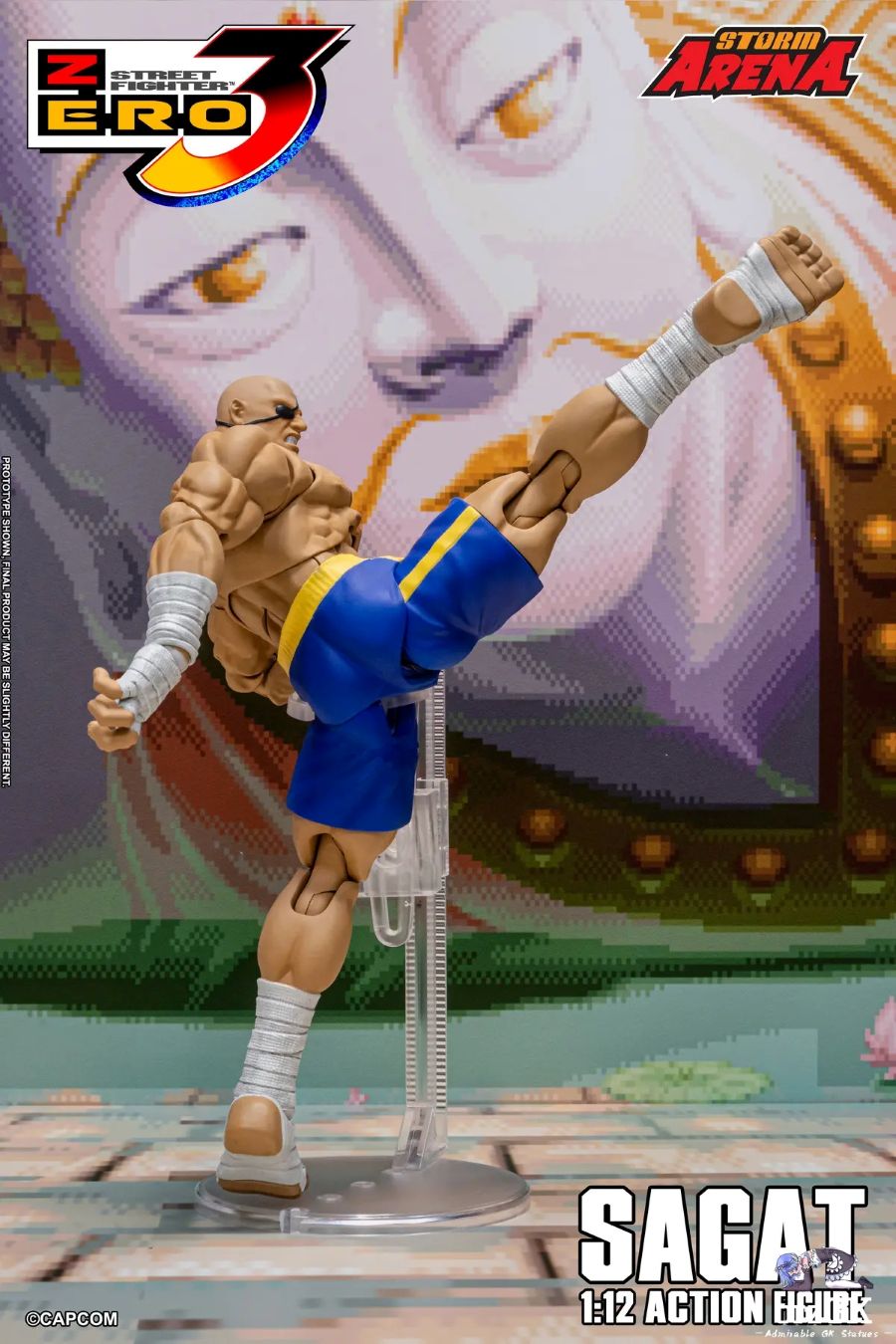 Storm Arena Street Fighter Alpha 3 Sagat 1/12 Scale Action Figure
