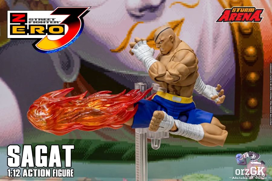Storm Arena Street Fighter Alpha 3 Sagat 1/12 Scale Action Figure